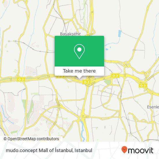 mudo.concept Mall of İstanbul map