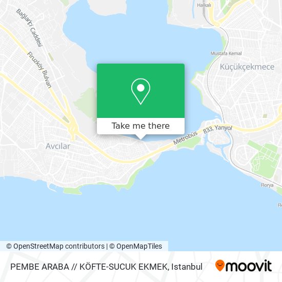 PEMBE ARABA // KÖFTE-SUCUK EKMEK map