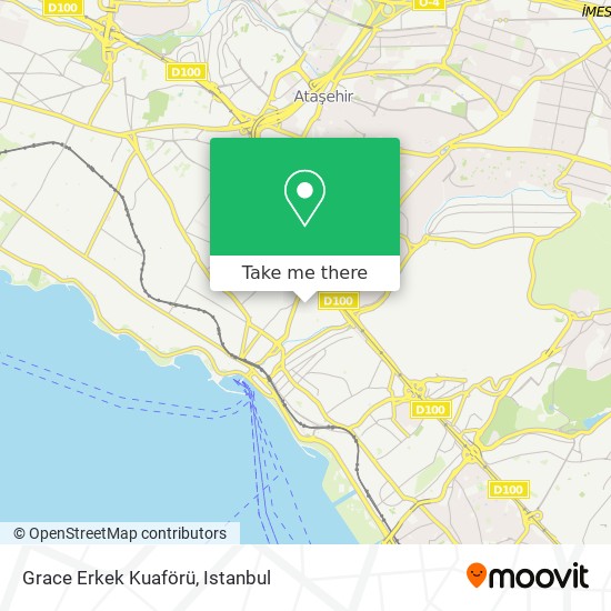 Grace Erkek Kuaförü map