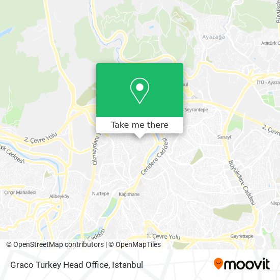 Graco Turkey Head Office map