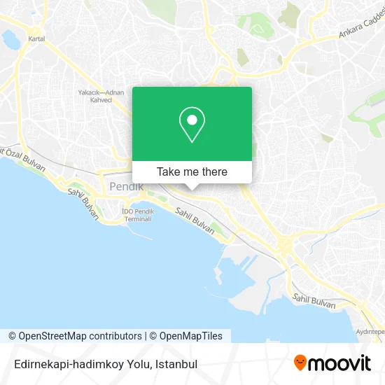 Edirnekapi-hadimkoy Yolu map