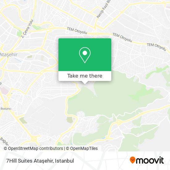 7Hill Suites Ataşehir map