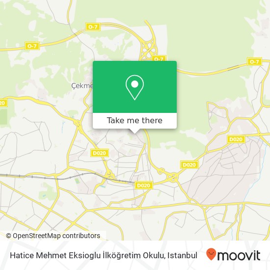 Hatice Mehmet Eksioglu İlköğretim Okulu map