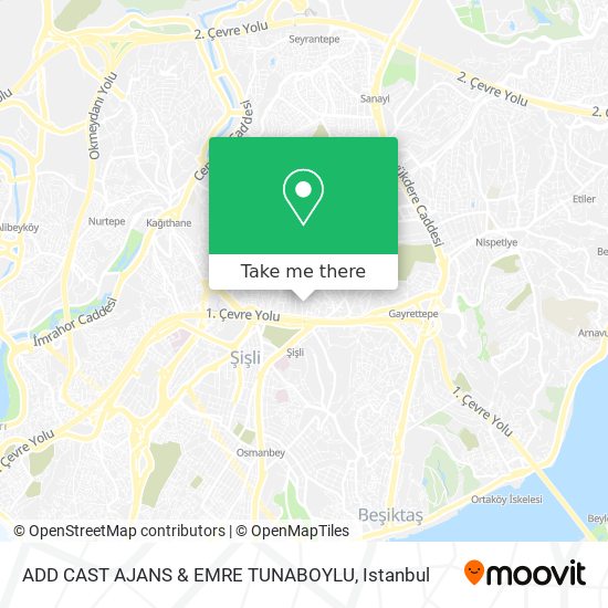 ADD CAST AJANS & EMRE TUNABOYLU map