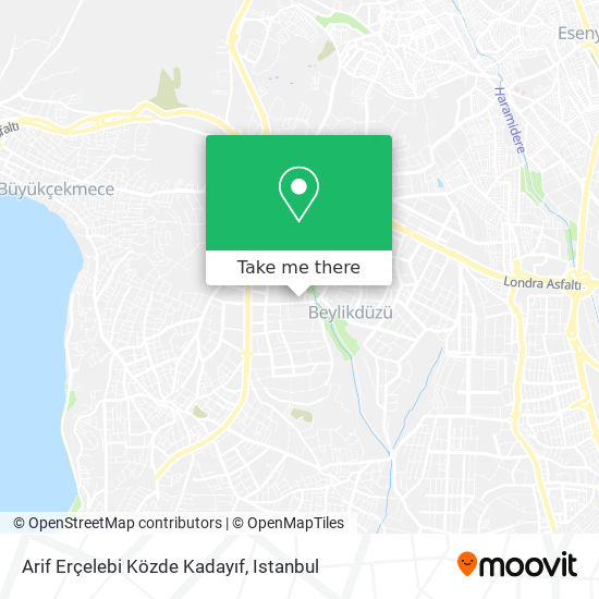 Arif Erçelebi Közde Kadayıf map