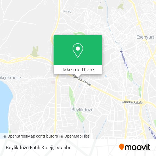 Beylikduzu Fatih Koleji map