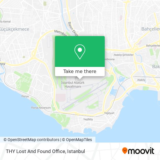 THY Lost And Found Office map
