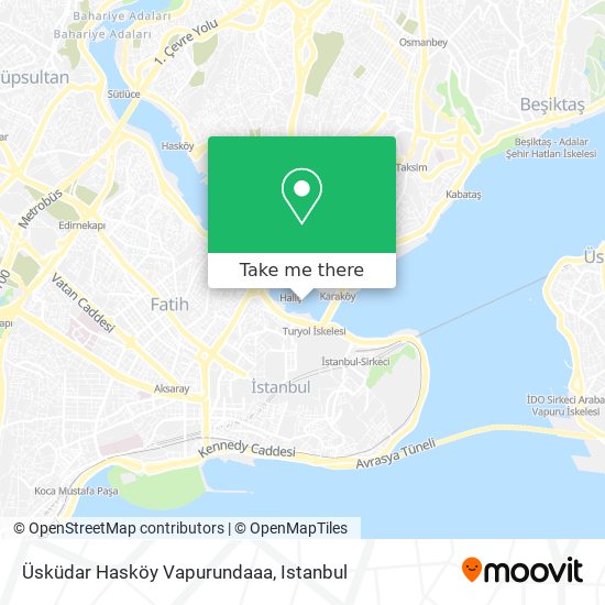 Üsküdar Hasköy Vapurundaaa map