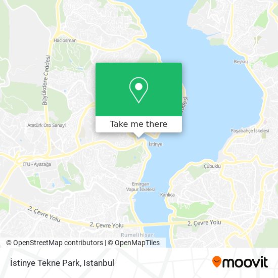 İstinye Tekne Park map