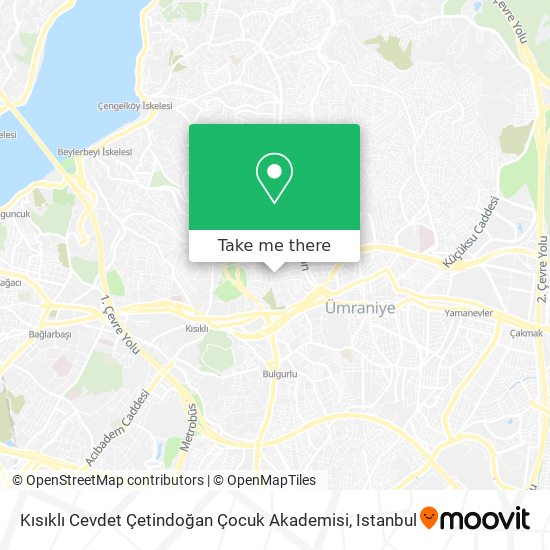 Kısıklı Cevdet Çetindoğan Çocuk Akademisi map