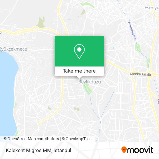 Kalekent Migros MM map