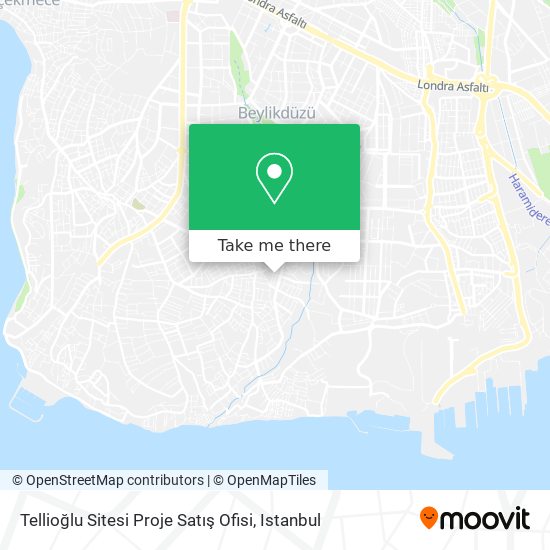 Tellioğlu Sitesi Proje Satış Ofisi map