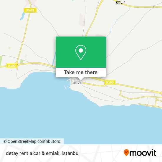 detay rent a car & emlak map