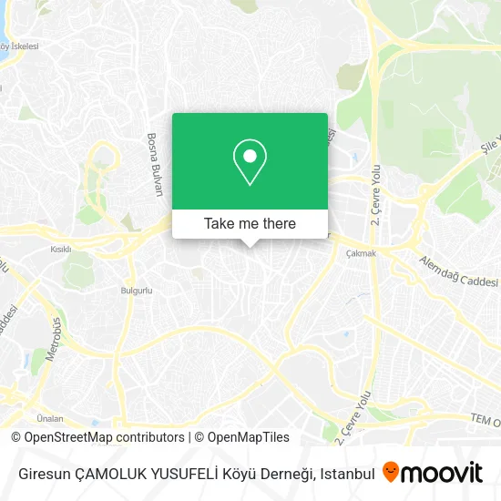Giresun ÇAMOLUK YUSUFELİ Köyü Derneği map