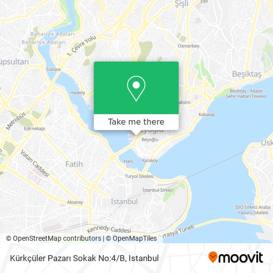Kürkçüler Pazarı Sokak No:4/B map