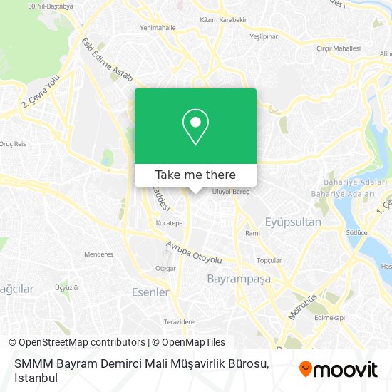 SMMM Bayram Demirci Mali Müşavirlik Bürosu map