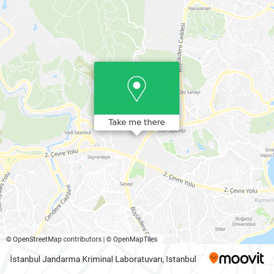 İstanbul  Jandarma Kriminal Laboratuvarı map