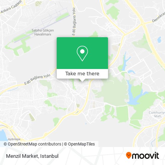Menzil Market map
