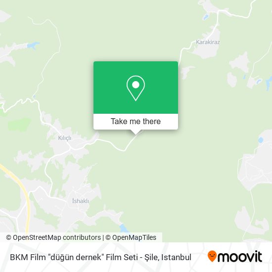 BKM Film "düğün dernek" Film Seti - Şile map