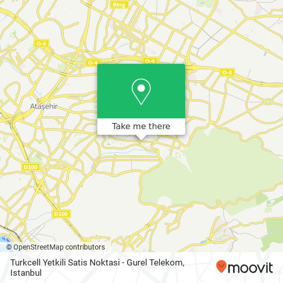 Turkcell Yetkili Satis Noktasi - Gurel Telekom map