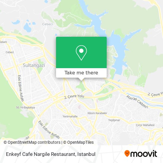 Enkeyf Cafe Nargile Restaurant map