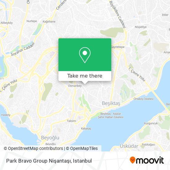 Park Bravo Group Nişantaşı map