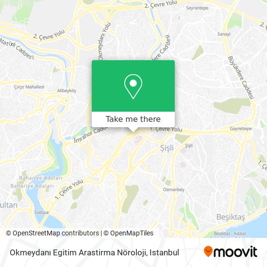 Okmeydanı Egitim Arastirma Nöroloji map