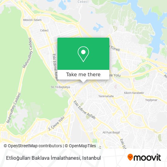 Etlioğulları Baklava İmalathanesi map