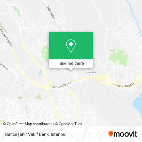 Bahçeşehir Vakıf Bank map