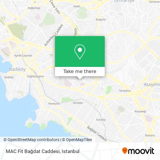 MAC Fit Bağdat Caddesi map