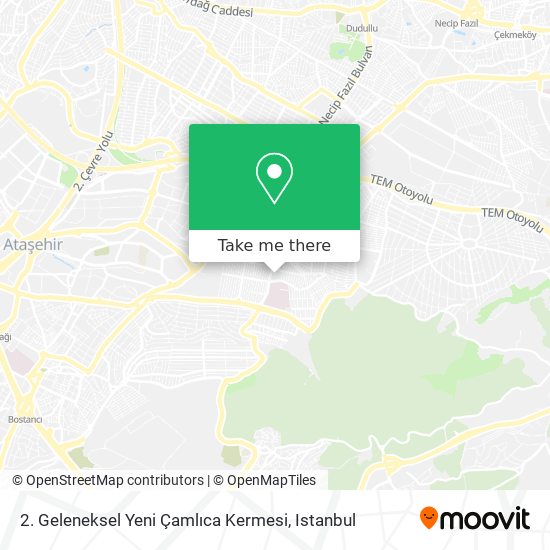 2. Geleneksel Yeni Çamlıca Kermesi map