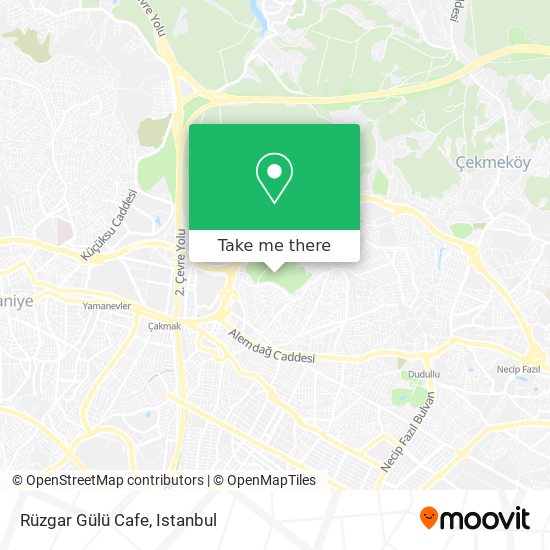 How to get to Rüzgar Gülü Cafe in Ümraniye by Bus, Metro, Train or