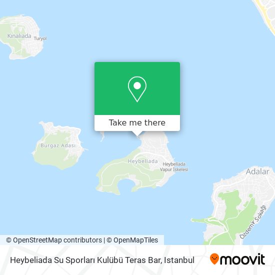 Heybeliada Su Sporları Kulübü Teras Bar map