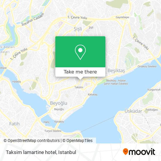 Taksim lamartine hotel map