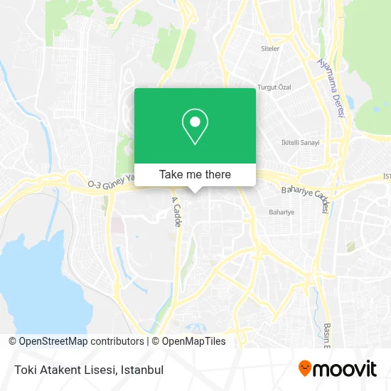 Toki Atakent Lisesi map