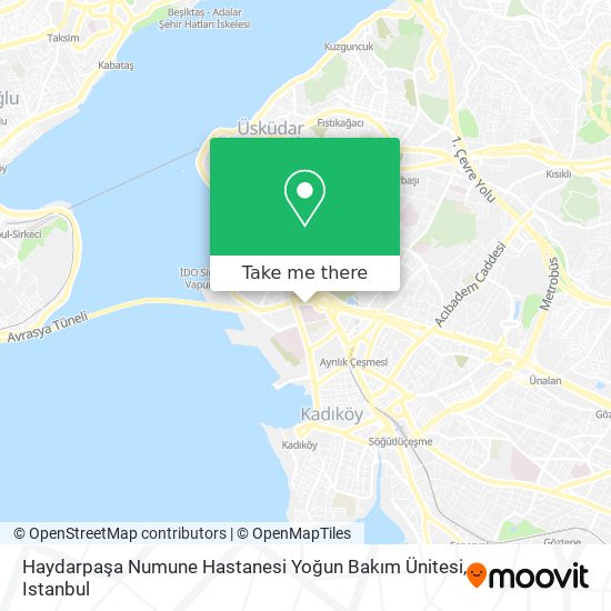 Haydarpaşa Numune Hastanesi Yoğun Bakım Ünitesi map