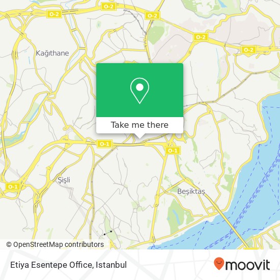 Etiya Esentepe Office map