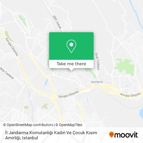İl Jandarma Komutanlığı Kadın Ve Çocuk Kısım Amirliği map