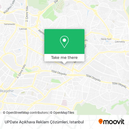 UPDate Açıkhava Reklam Çözümleri map