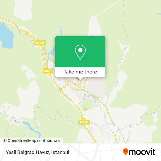 Yesil Belgrad Havuz map