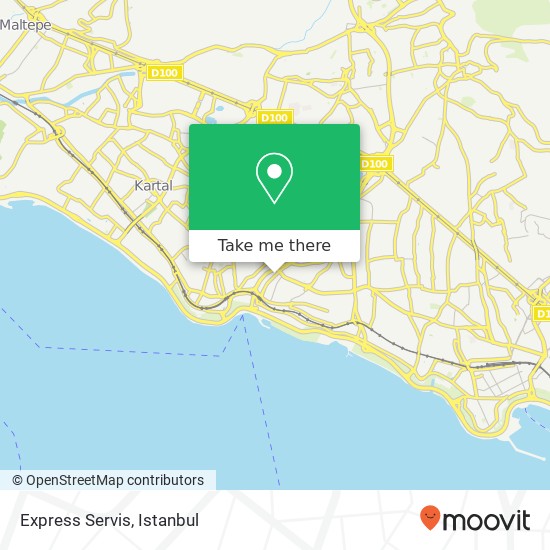 Express Servis map