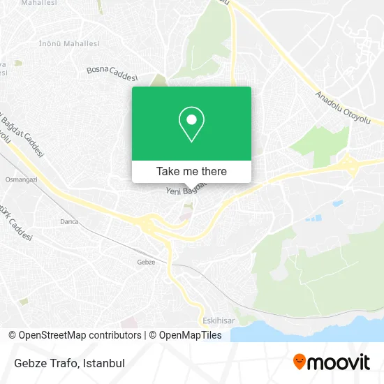 Gebze Trafo map