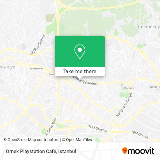 Örnek Playstation Cafe map