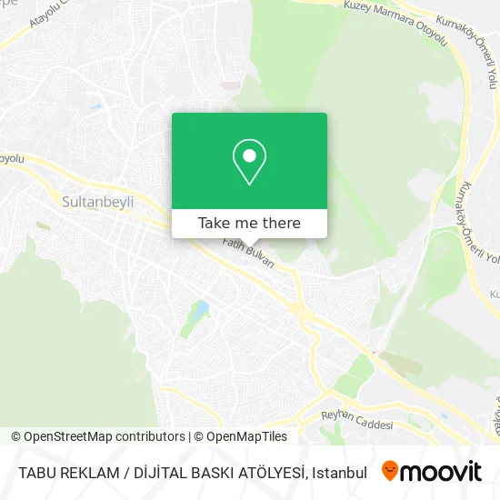TABU REKLAM / DİJİTAL BASKI ATÖLYESİ map