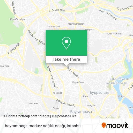 bayrampaşa merkez sağlık ocağı map