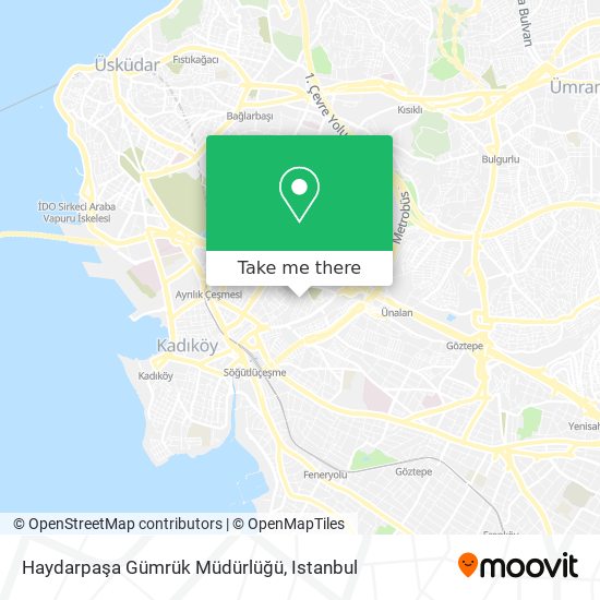 Haydarpaşa Gümrük Müdürlüğü map