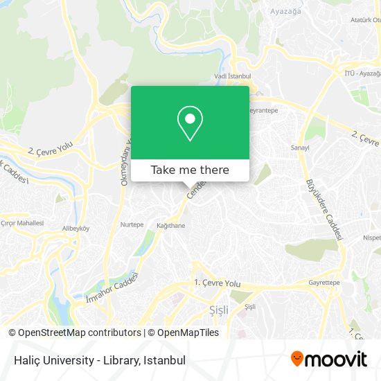 Haliç University - Library map