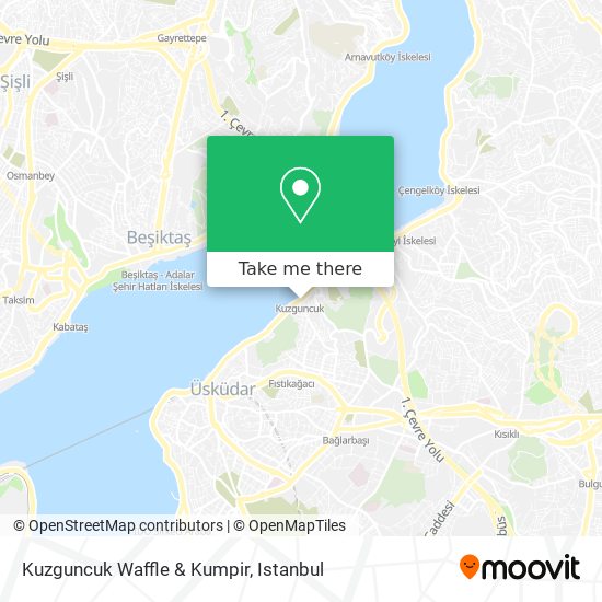 Kuzguncuk Waffle & Kumpir map