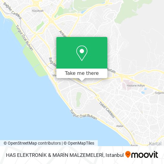 HAS ELEKTRONİK & MARİN MALZEMELERİ map