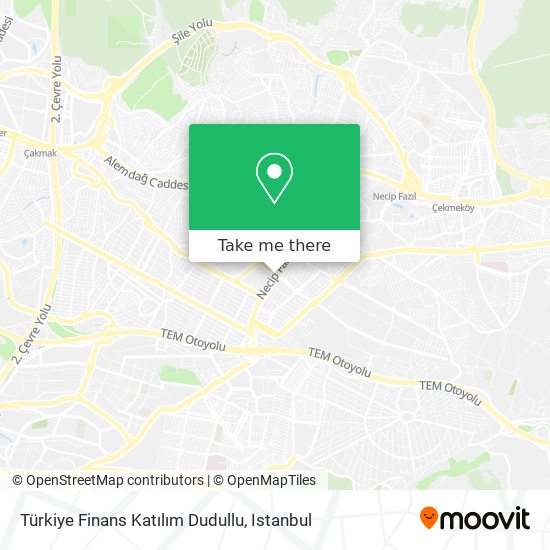 Türkiye Finans Katılım Dudullu map